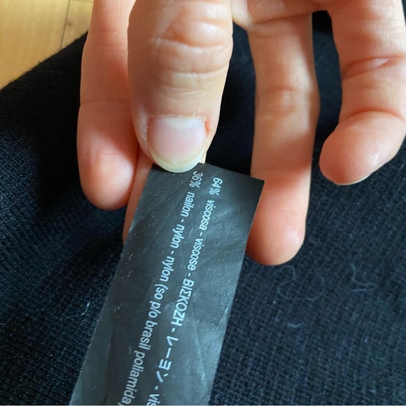 Zara knit black pearl button relaxed fit dress - Picture 11 of 11